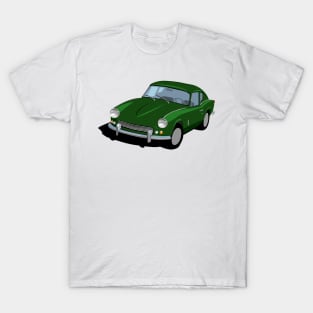 Triumph GT6 Mk1 Graphic  -British Racing Green T-Shirt